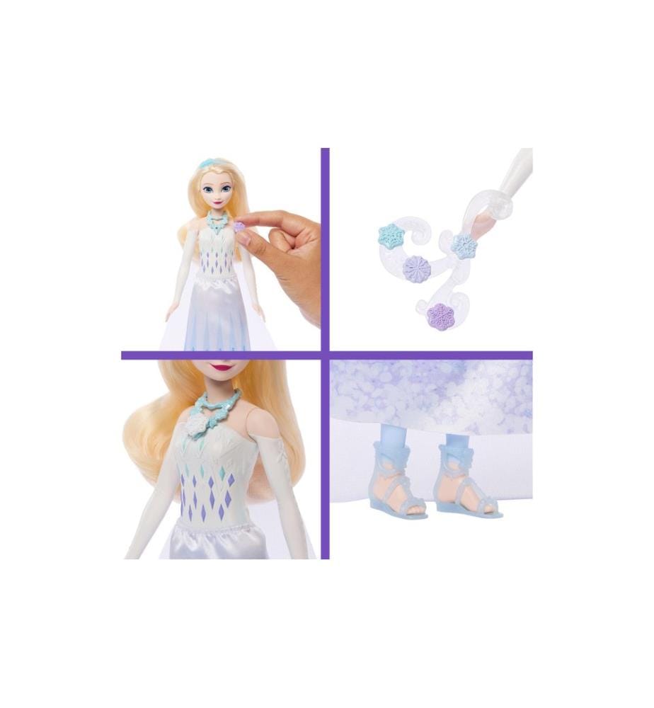 Disney Frozen - Poupée Le bijou de la reine des glaces Reveal Elsa