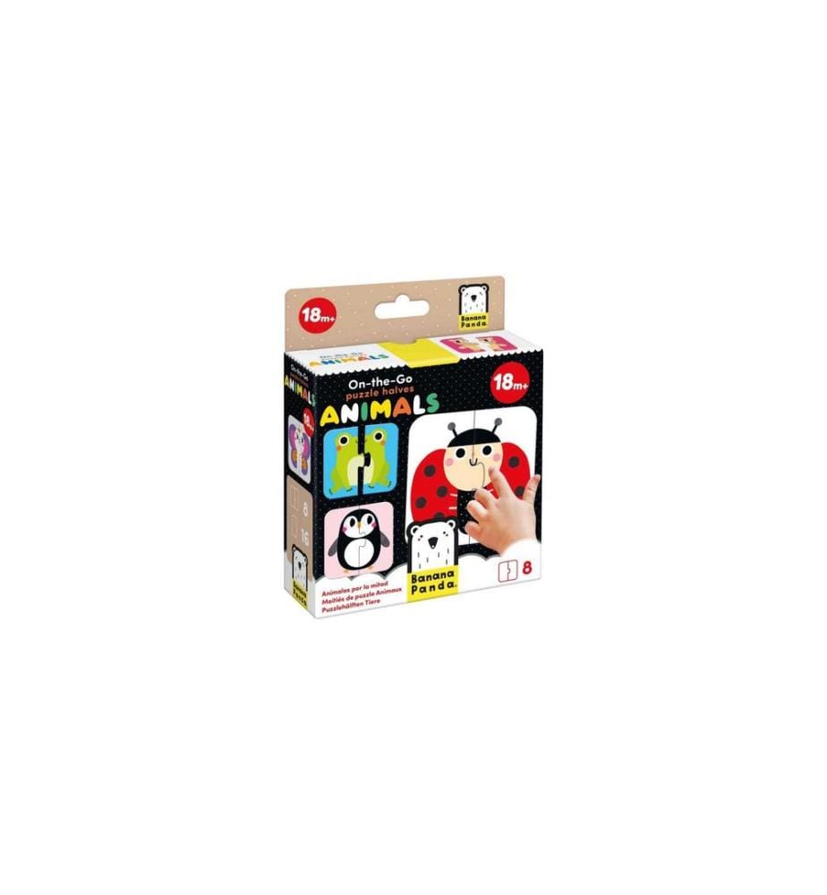 Banana Panda - Puzzle On-the-Go Puzzlehälften Tiere