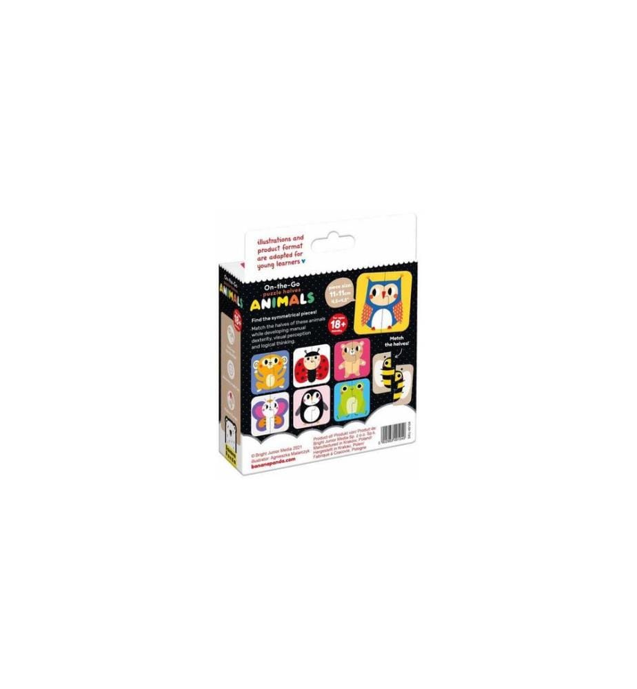 Banana Panda - Puzzle On-the-Go Puzzlehälften Tiere