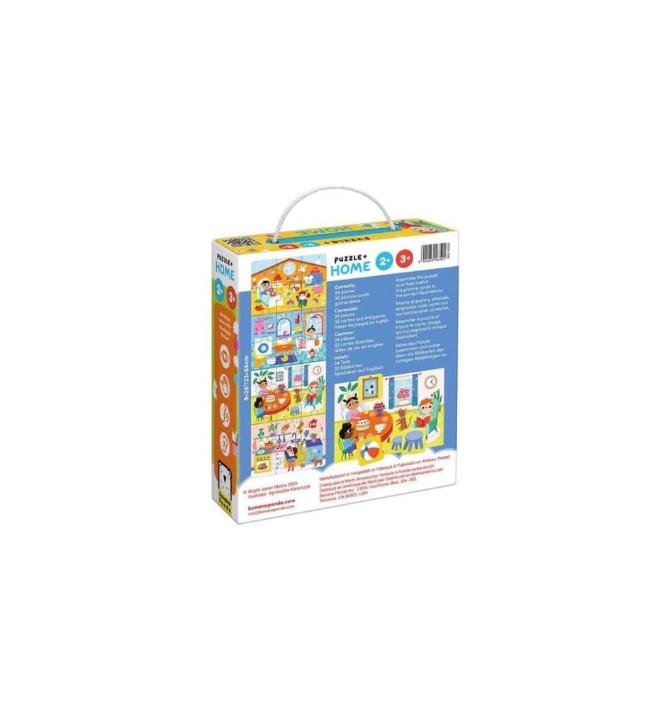 Banana Panda - Puzzle + Zuhause Puzzle Pappe 24 Teile