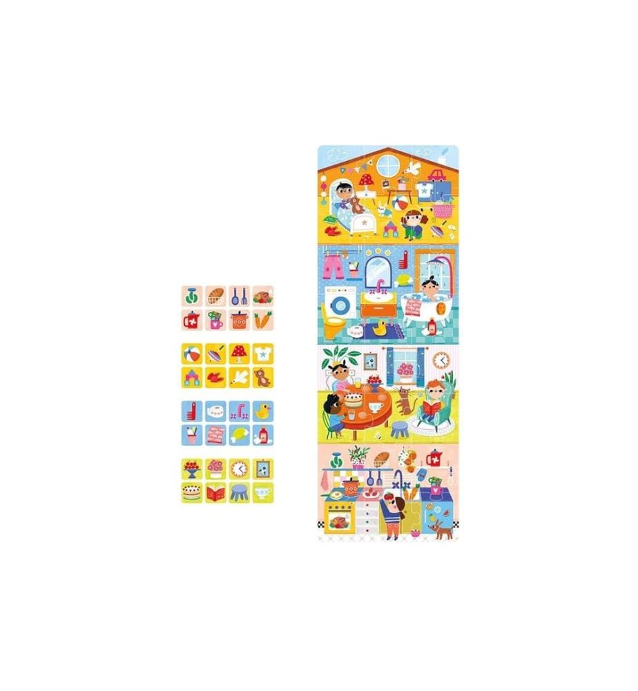 Banana Panda - Puzzle + Zuhause Puzzle Pappe 24 Teile