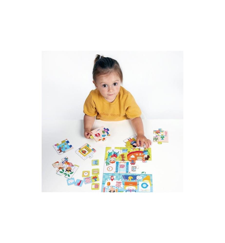 Banana Panda - Puzzle + Zuhause Puzzle Pappe 24 Teile