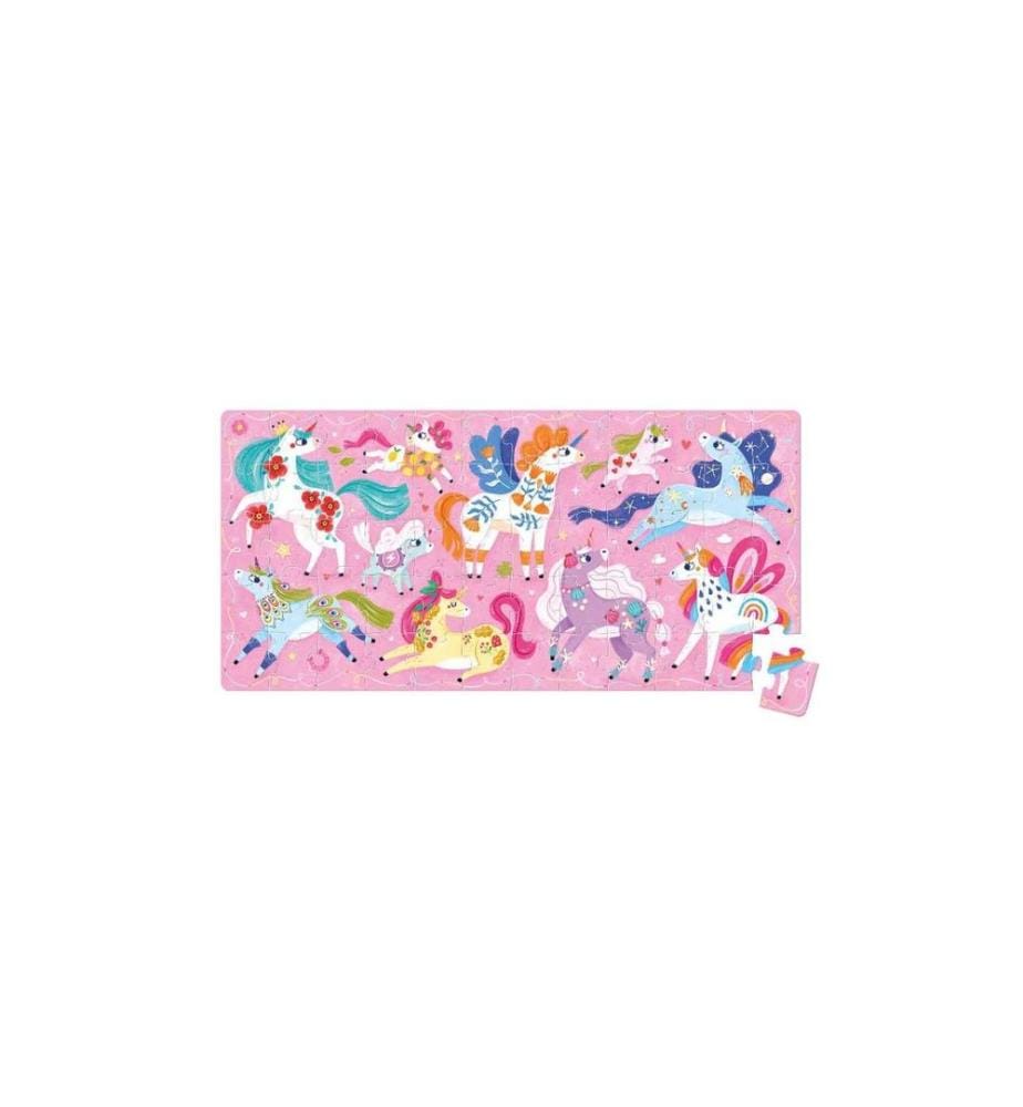 Banana Panda - Puzzle Ich liebe Einhörner Puzzle Pappe 60 Teile