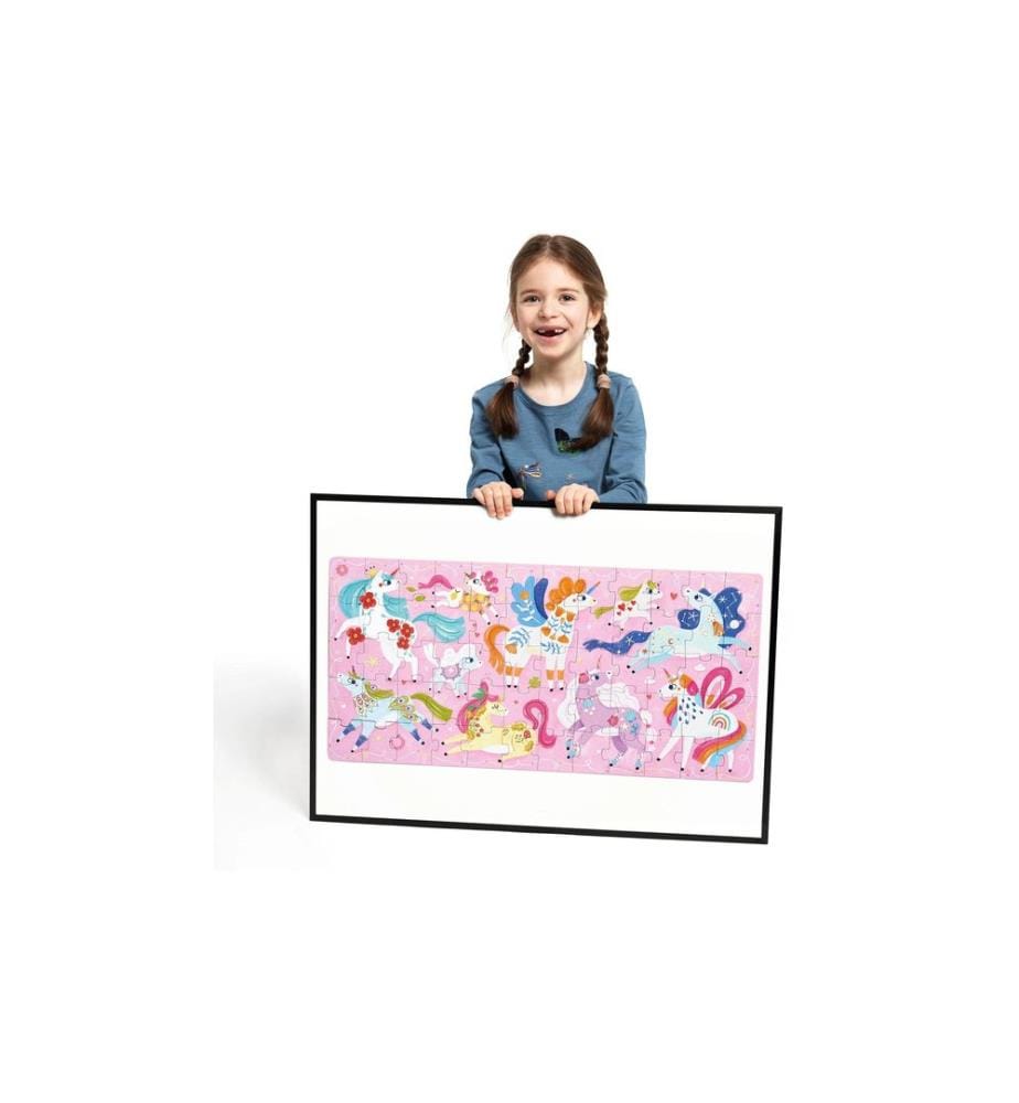 Banana Panda - Puzzle Ich liebe Einhörner Puzzle Pappe 60 Teile