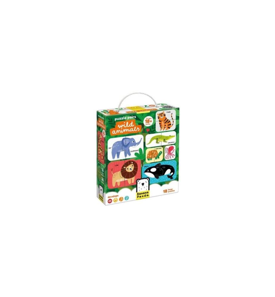 Banana Panda - Puzzle Couples Animaux sauvages