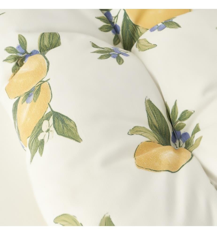 Cuscino per sedia stampato Lemoncello 40x40 cm - Giallo