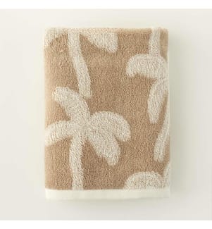 Asciugamano viso Palm 50 x 70 cm - Beige