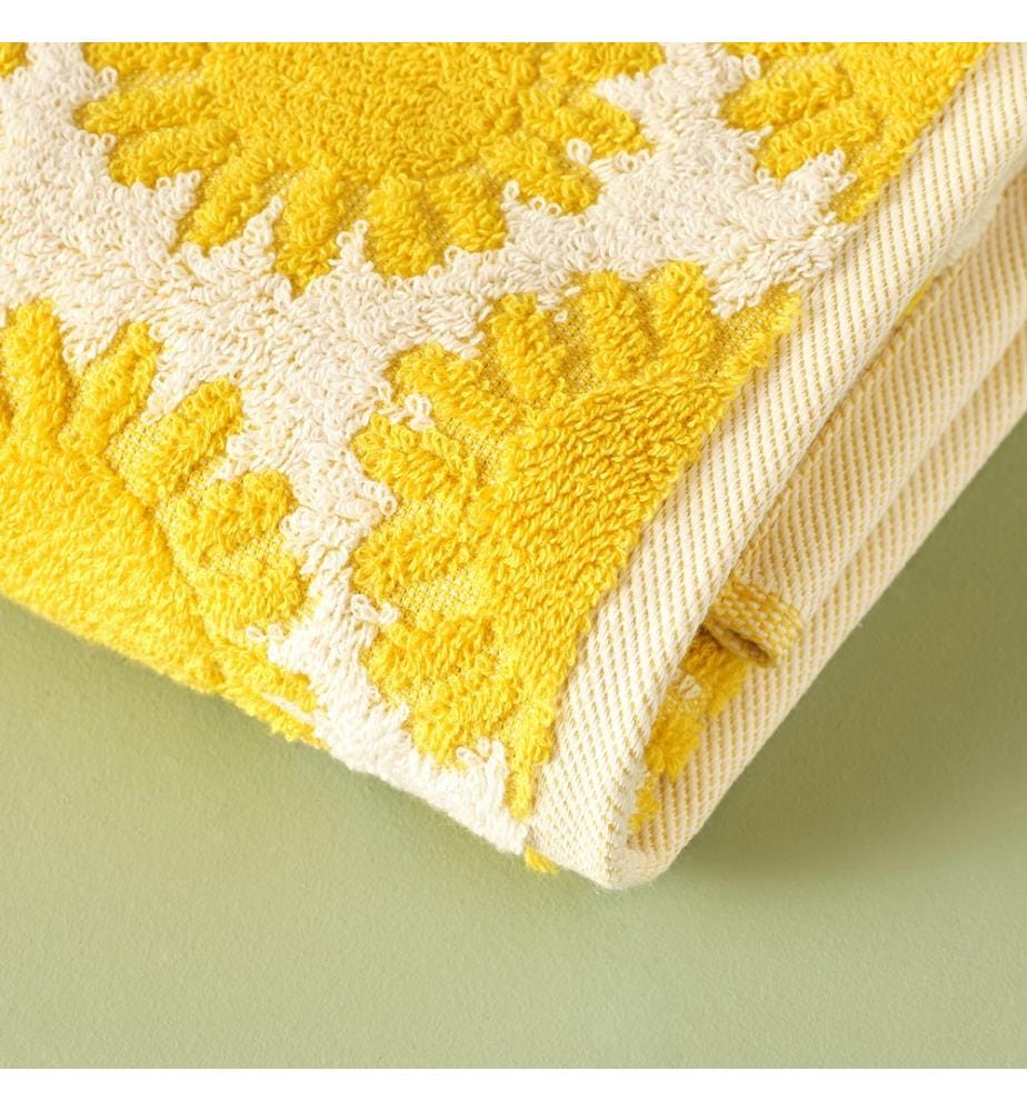 Serviette Sunny Face 50x70 cm - Jaune