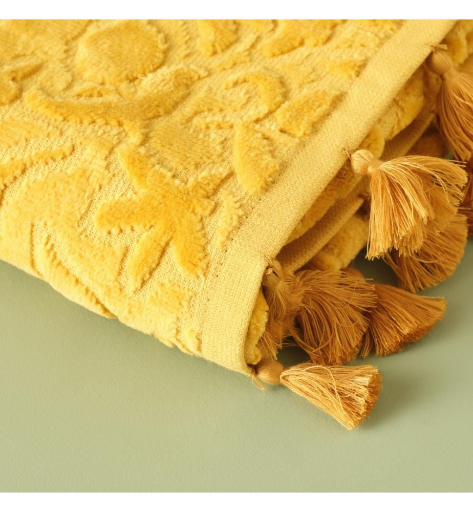 Serviette Jolia 2 pièces 30x30 cm - Jaune