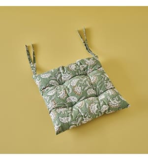Cuscino per sedia indiana 40x40 cm - Verde
