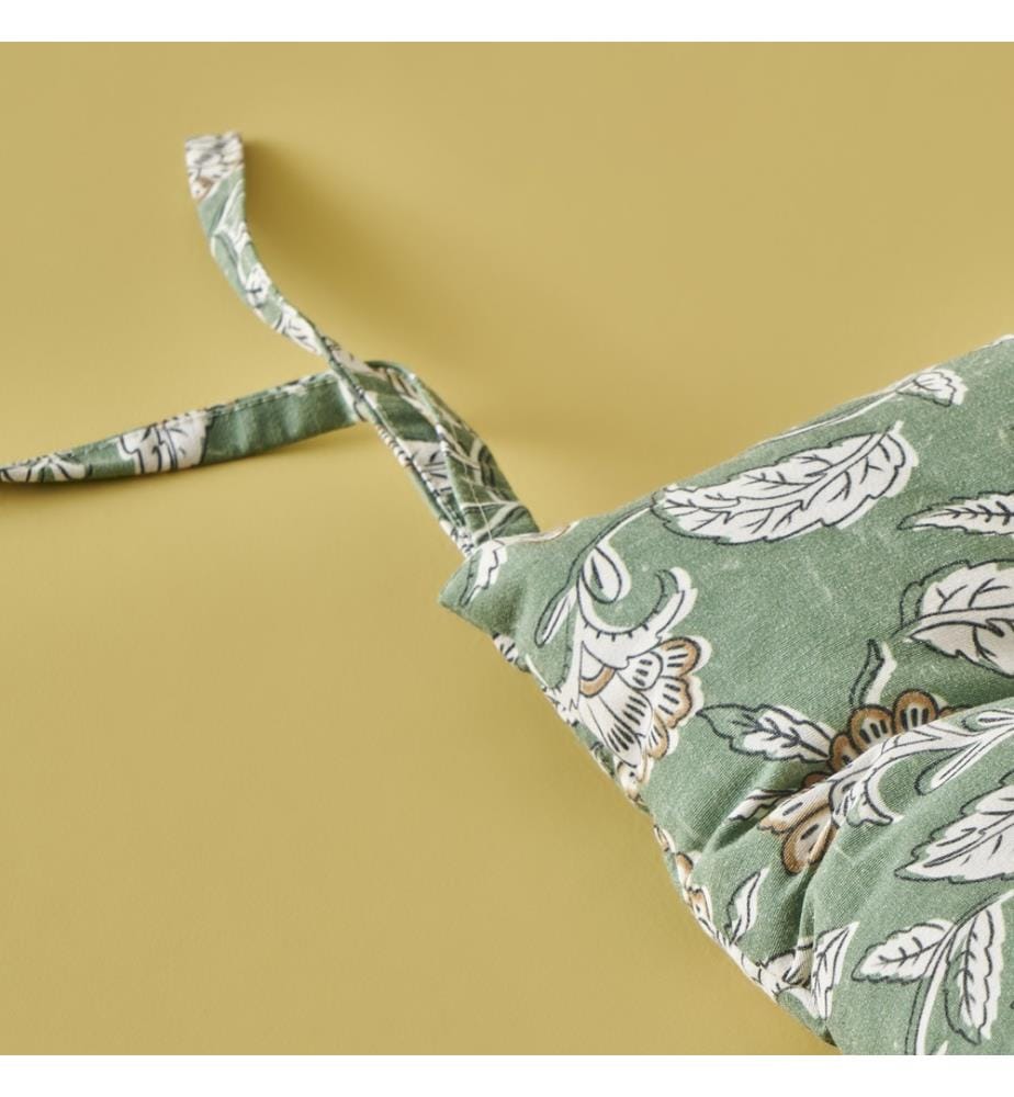 Cuscino per sedia indiana 40x40 cm - Verde