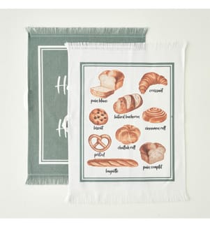 Kitchen towel set - Green