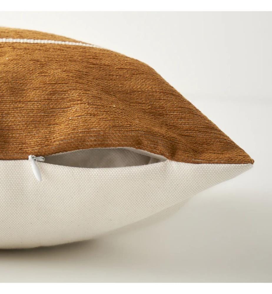 Housse de coussin décorative Noah 43x43 cm - Crème