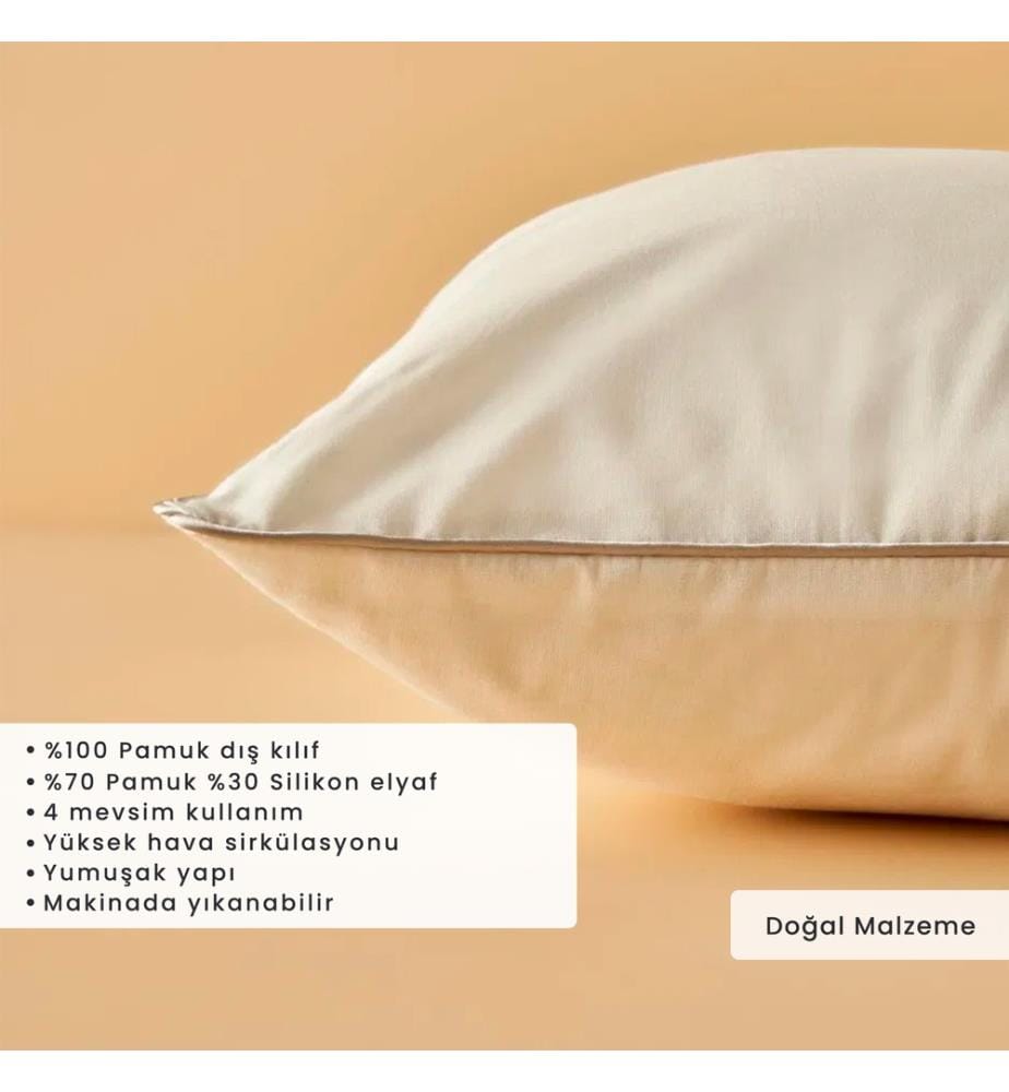 Cuscino in cotone Royal - Bianco