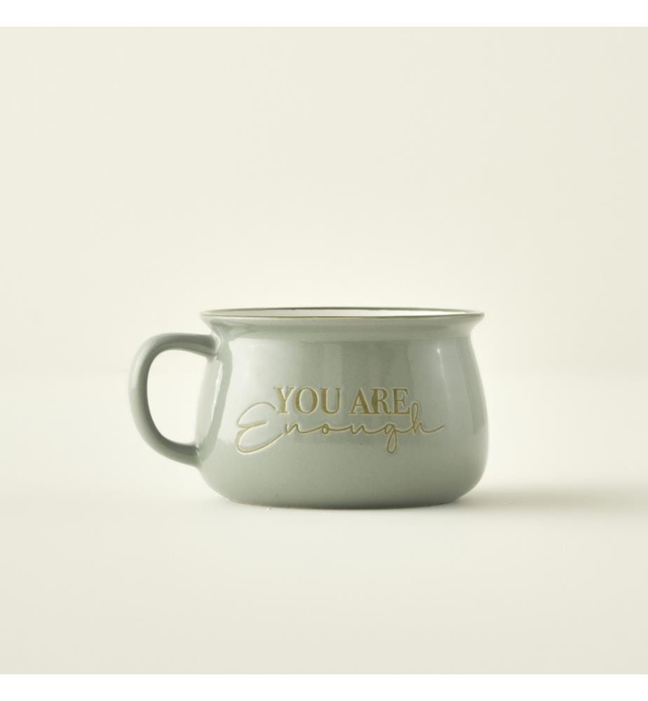 Tazza Maya in gres 550 cc - Verde