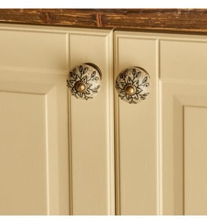 Maniglia Gia 2 pezzi 6,5x4x4 cm - Crema