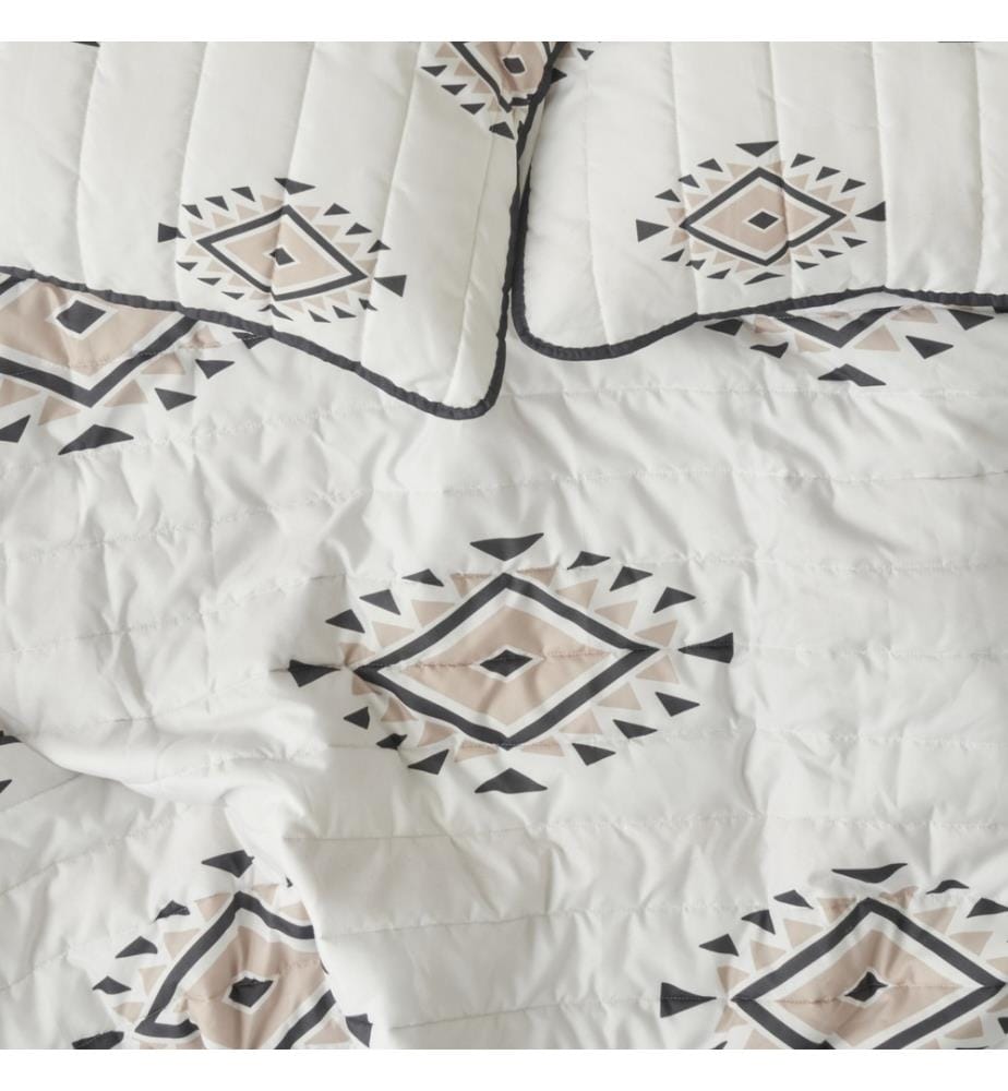 Nora multi-purpose quilted double bedspread 240x220 cm - Multicolor