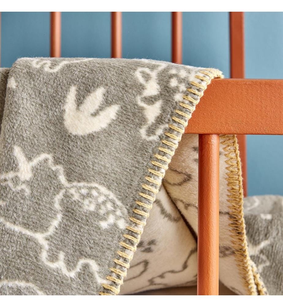 Couverture Dino 100x120 cm - Kaki