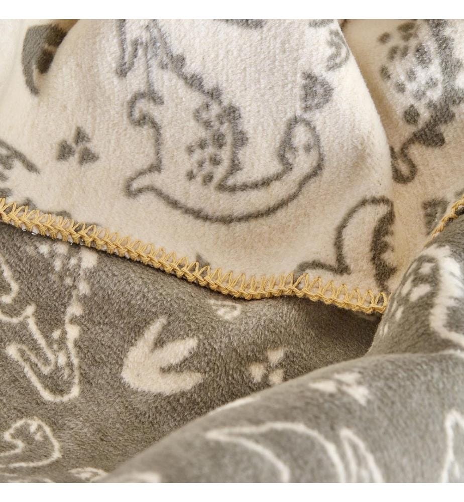 Couverture Dino 100x120 cm - Kaki