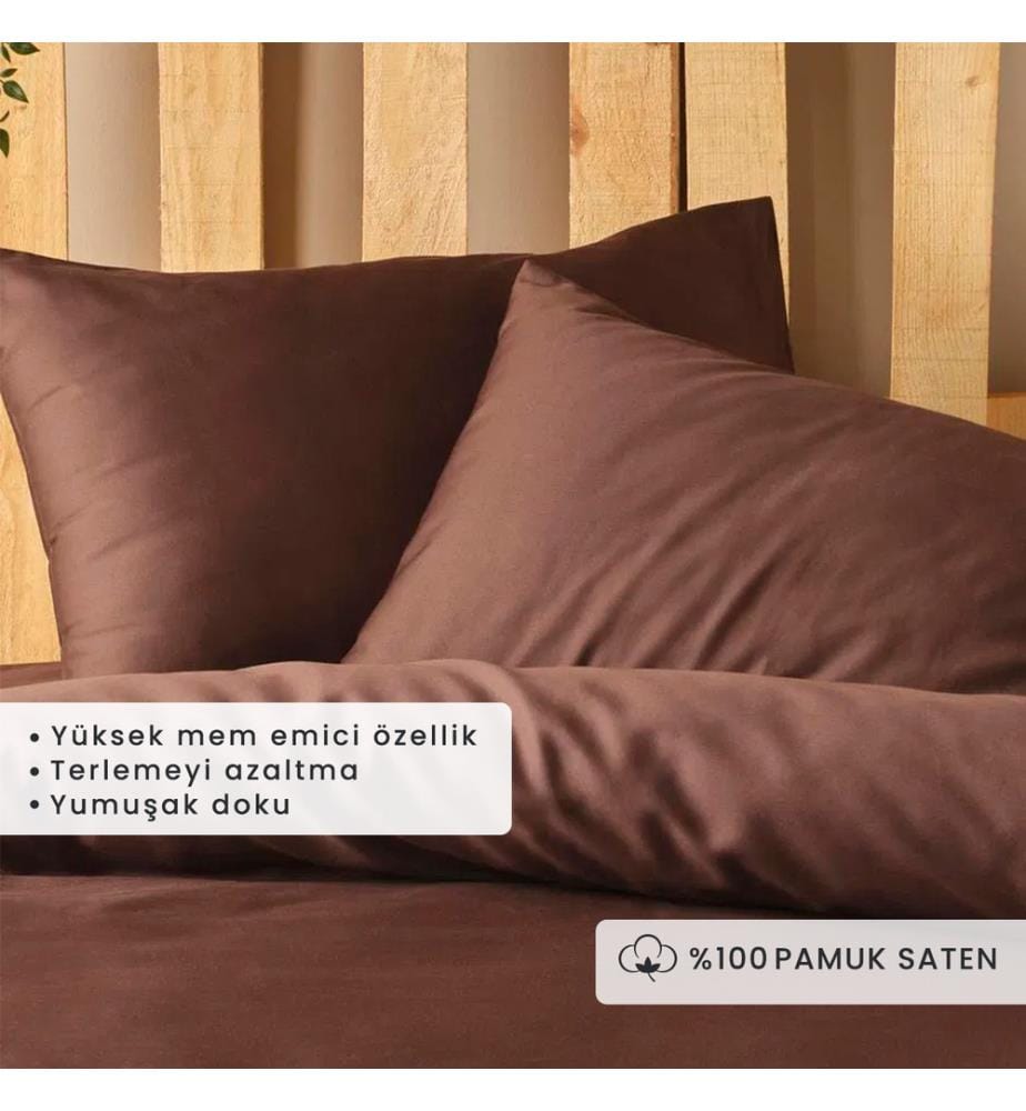 Copripiumino Super King Supreme 260x240 cm - Marrone