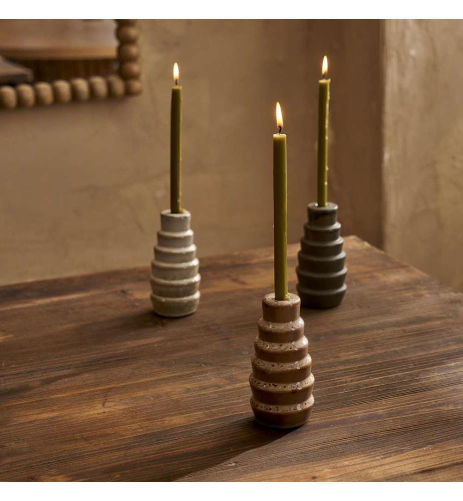 Wildy candlestick - Brown