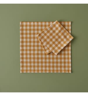 Serviette de table Pavia 40x40 cm - Moutarde