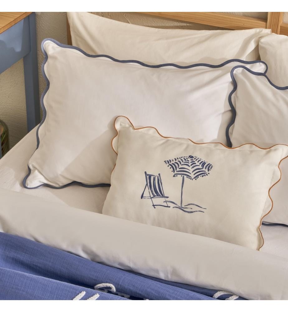 Copripiumino matrimoniale Feston 200x220 cm - Bianco