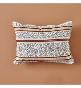 Indian Breeze embroidered cushion cover 35x50 cm - Multicolor