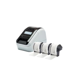BROTHER - Etikettendrucker QL-820NWBcVM inkl. 3x DK-N55224