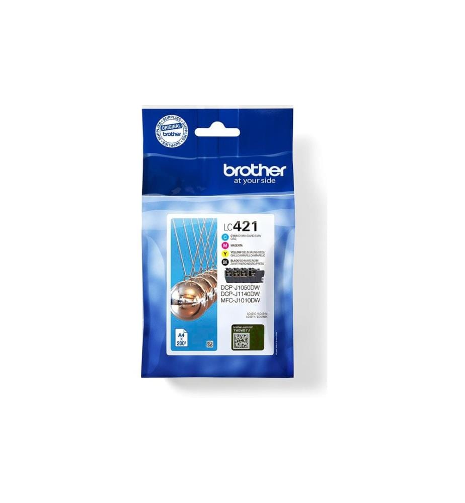BROTHER - Tinte LC421VAL BK, C, M, Y