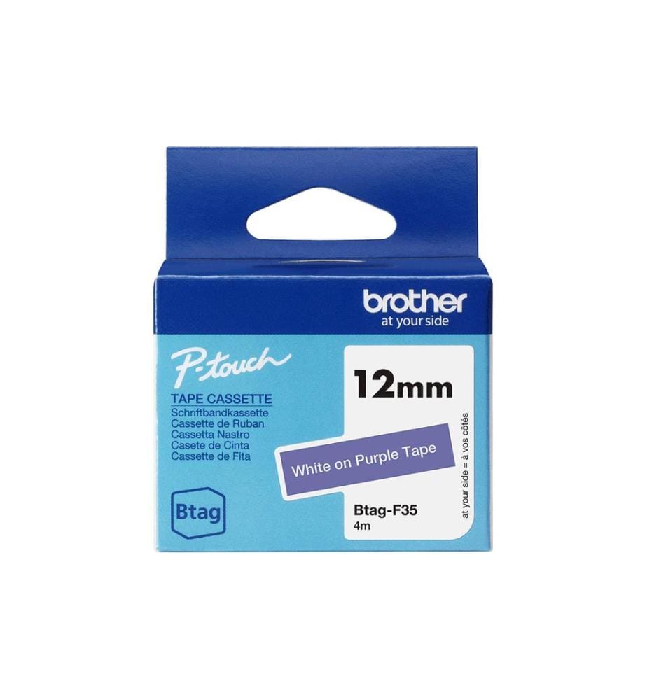 BROTHER - BTAG-F35 Blanc sur Violet