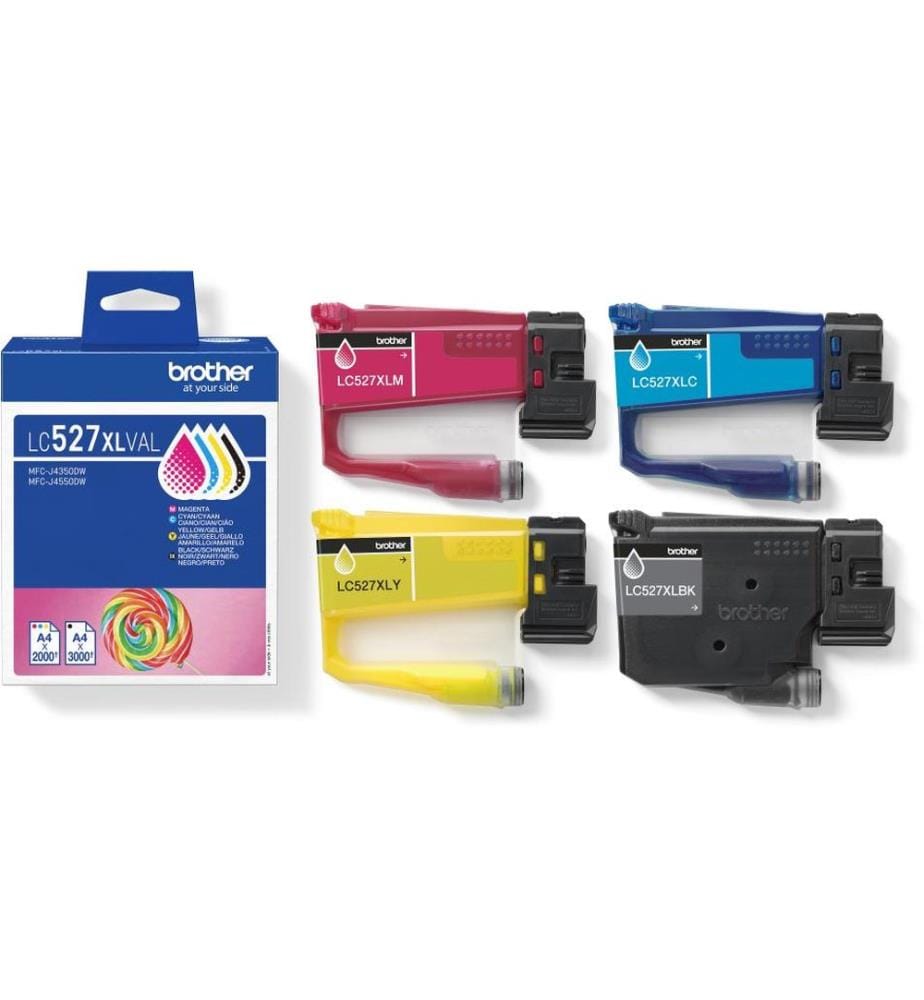 BROTHER - Tinte LC-527XLVAL Magenta/Yellow/Black/Cyan