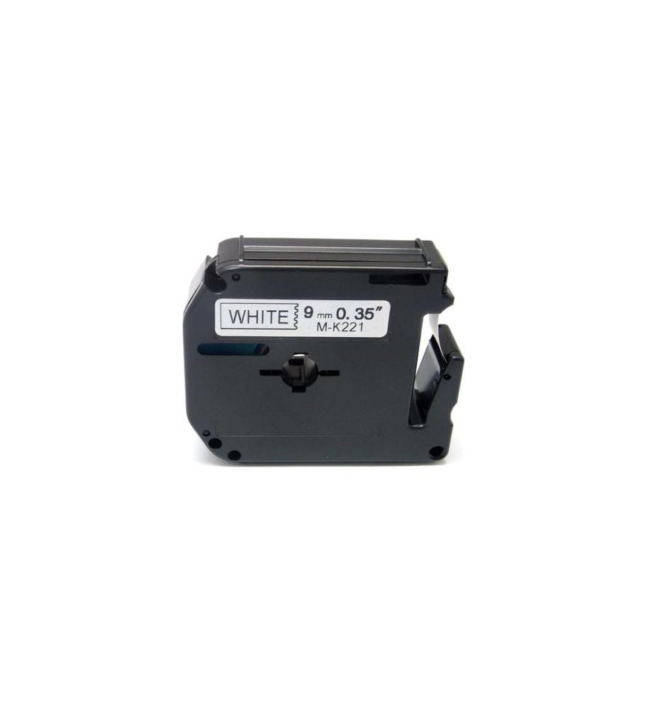 BROTHER - Ruban d'étiquettes M-K221 Noir auf Blanc