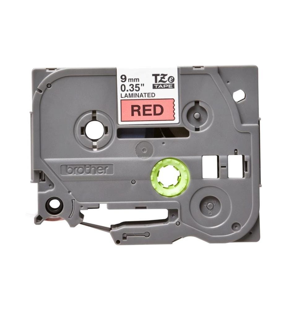 BROTHER - Ruban d'étiquettes TZe-421 Noir auf Rouge