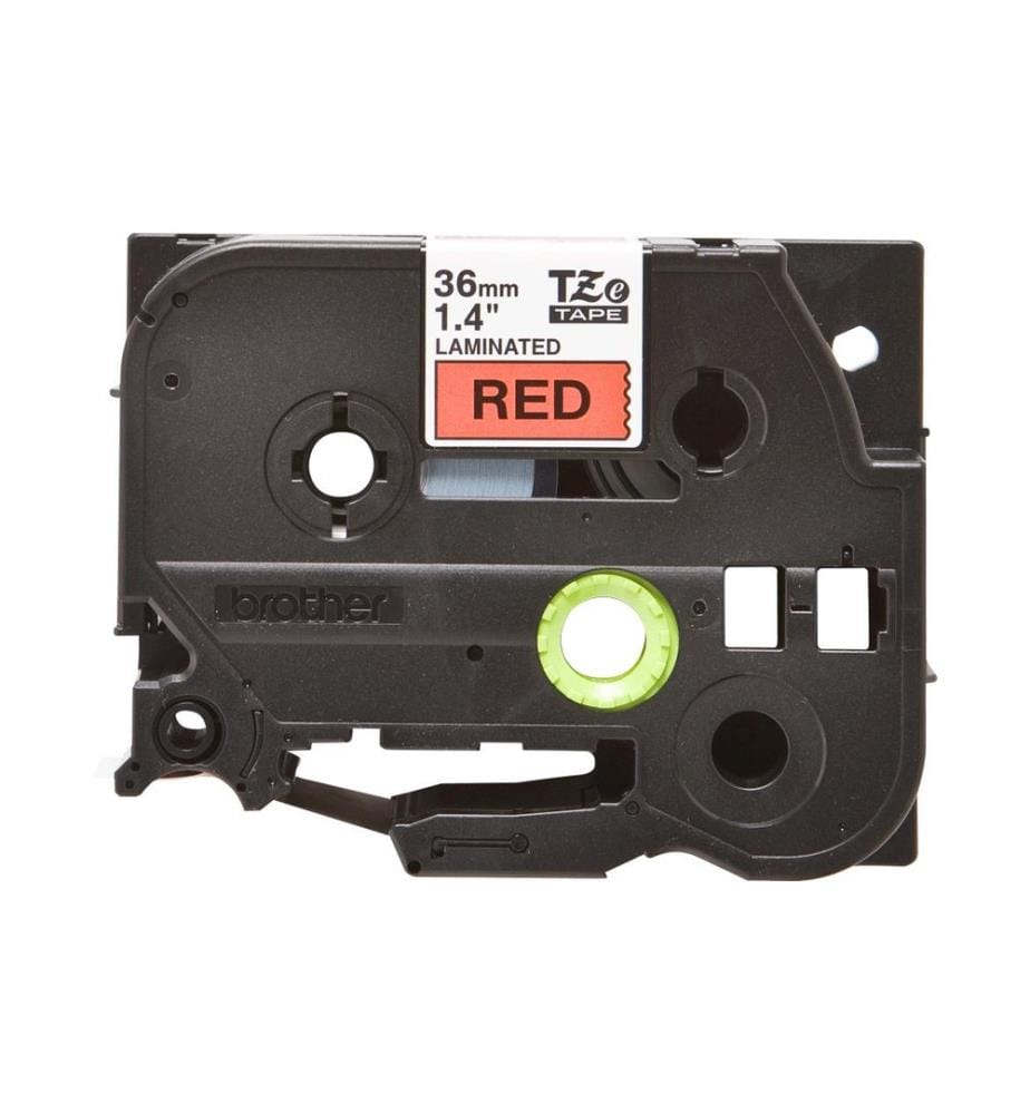 BROTHER - Ruban d'étiquettes TZe-461 Noir auf Rouge