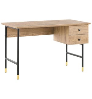 Scrivania ABILEN Marrone chiaro 120 cm 60 cm con Cassetti