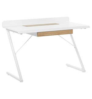 Scrivania FOCUS Bianco 120 cm 60 cm con Cassetti