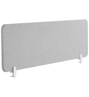 Divisorio da scrivania WALLY 160 x 40 cm Grigio chiaro