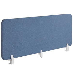 Divisorio da scrivania WALLY 180 x 40 cm Blu