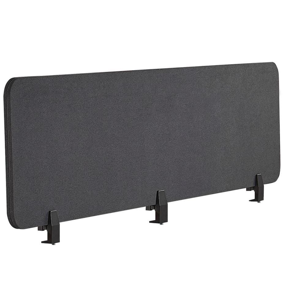 Divisorio da scrivania WALLY 180 x 40 cm Grigio scuro