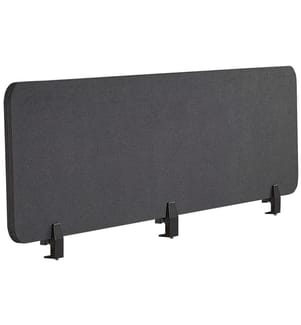Cloison amovible de bureau WALLY 180 x 40 cm Gris foncé
