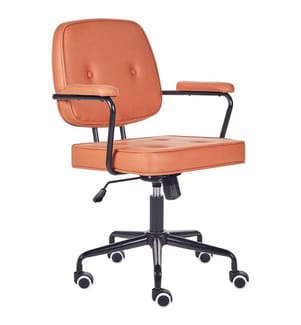 Chaise de bureau PAWNEE Tissu Orange