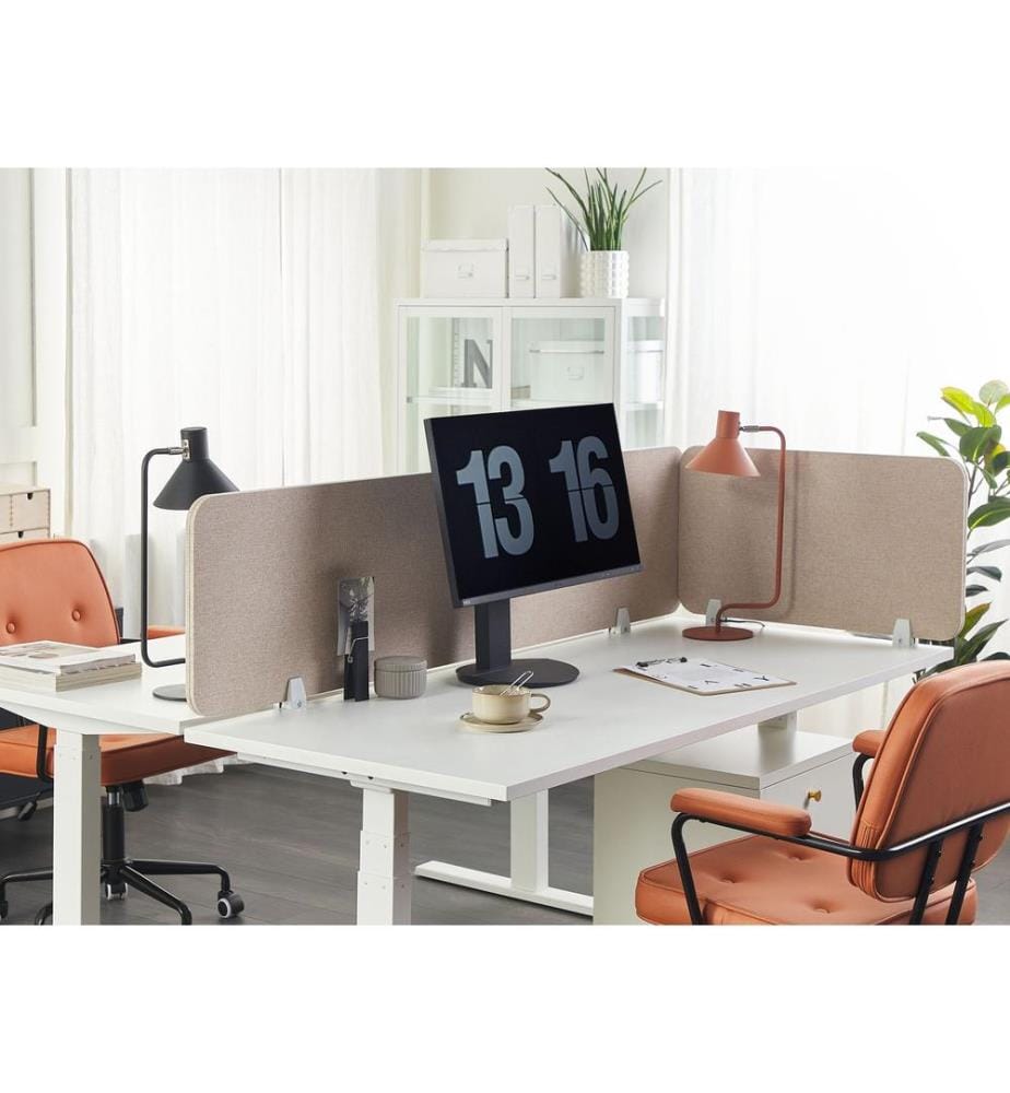 Cloison amovible de bureau WALLY 72 x 40 cm Beige