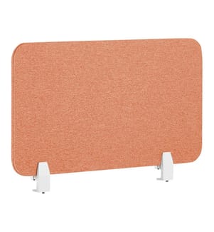 Divisorio da scrivania WALLY 72 x 40 cm Rosso chiaro