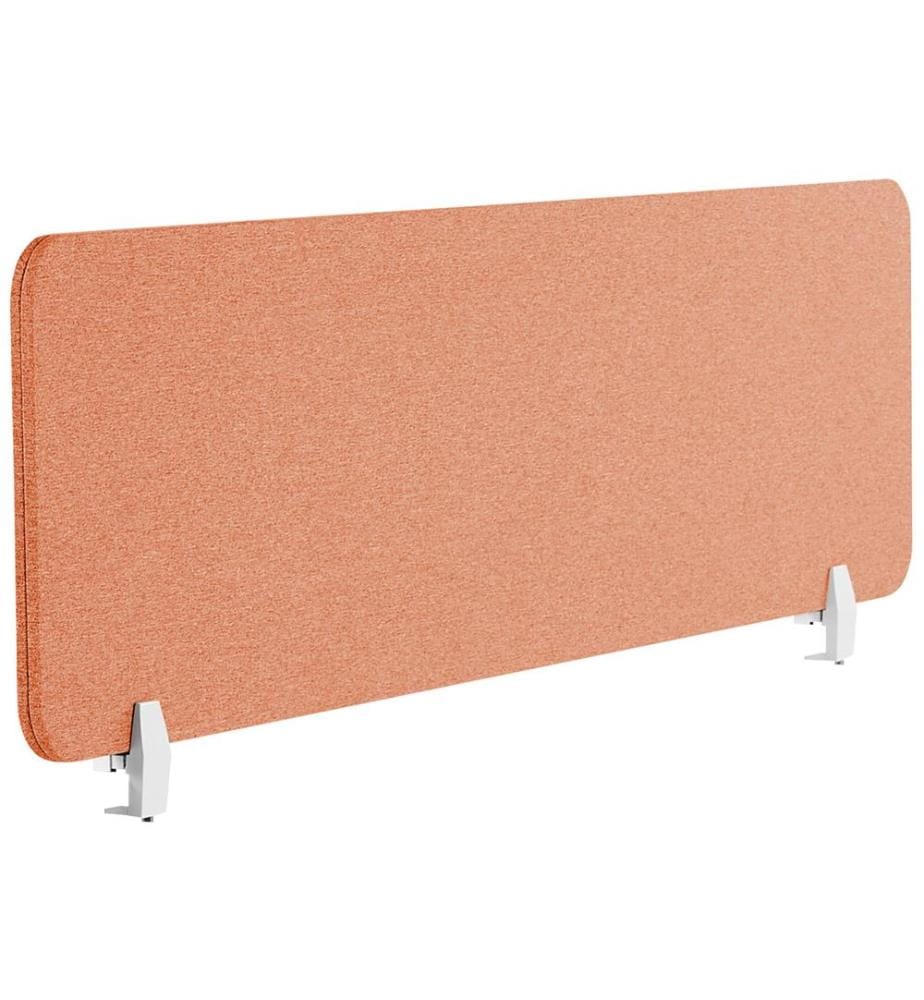 Divisorio da scrivania WALLY 130 x 40 cm Rosso chiaro