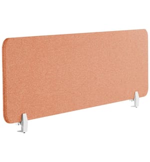 Divisorio da scrivania WALLY 160 x 40 cm Rosso chiaro