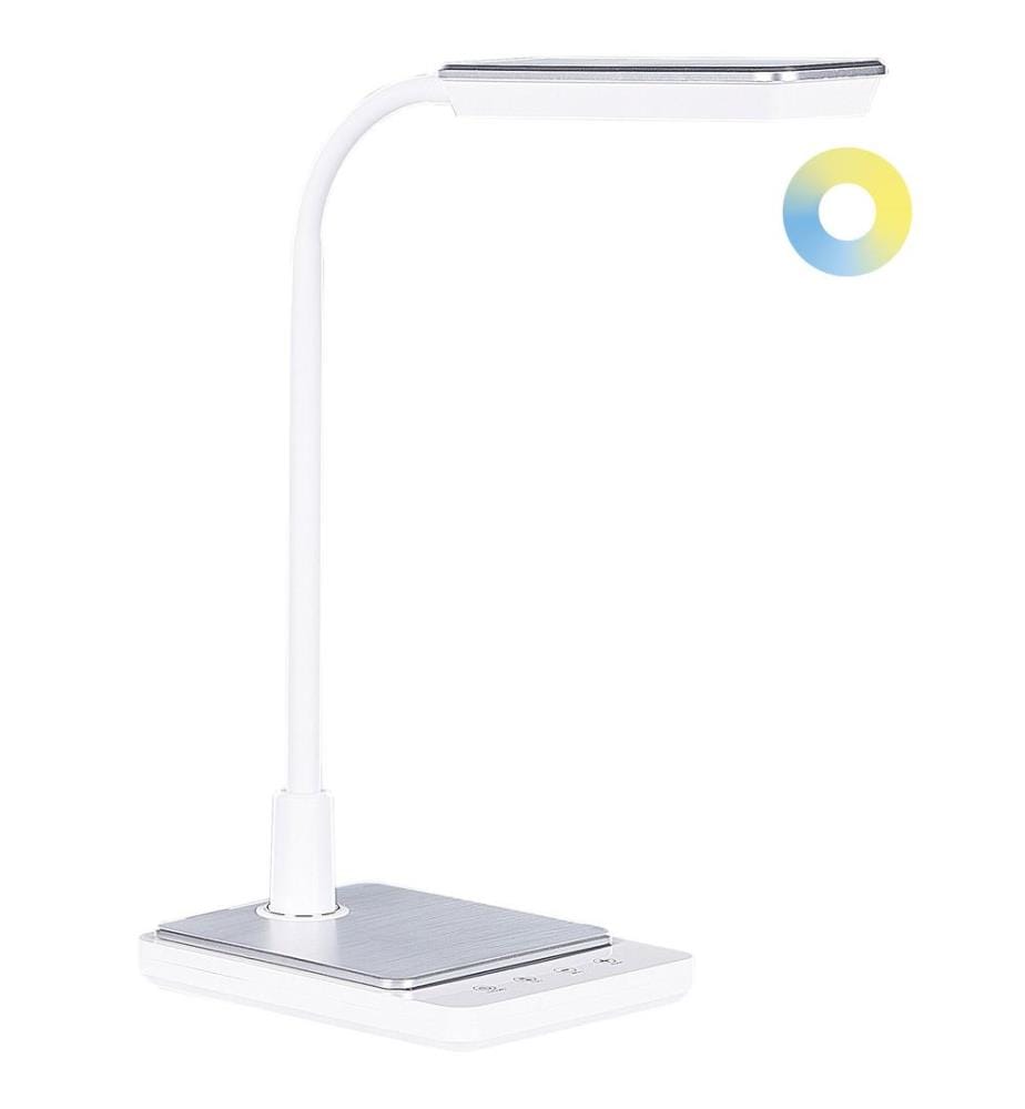 LED Desk Lamp CENTAURUS with Dimmer Metal White
