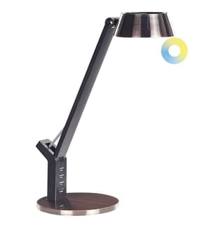 Lampada da scrivania a LED CHAMAELEON con dimmer Metallo Rame