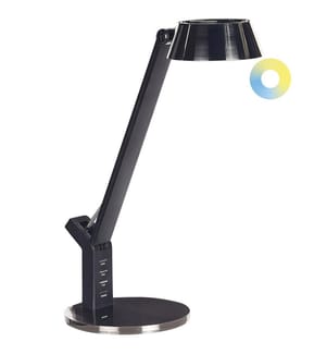 Lampada da scrivania a LED CHAMAELEON con porta USB Metallo Ottone