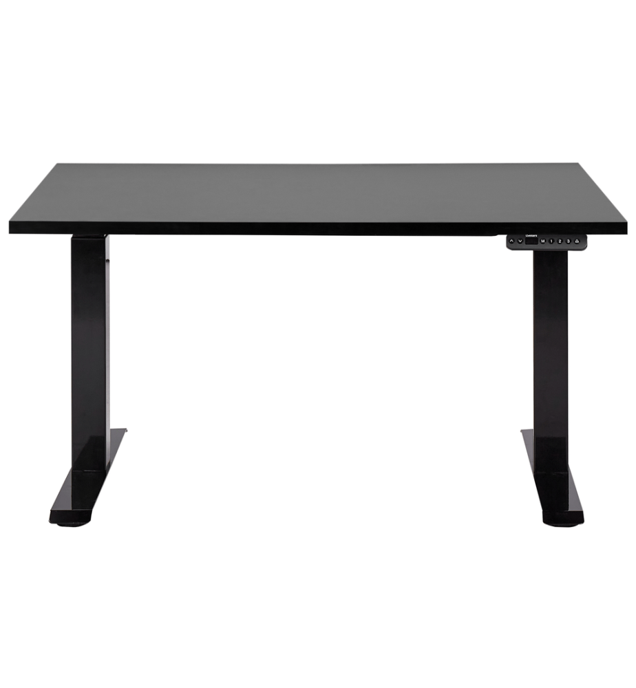 Bureau réglable en hauteur électriquement DESTINES Noir 120 cm 72 cm